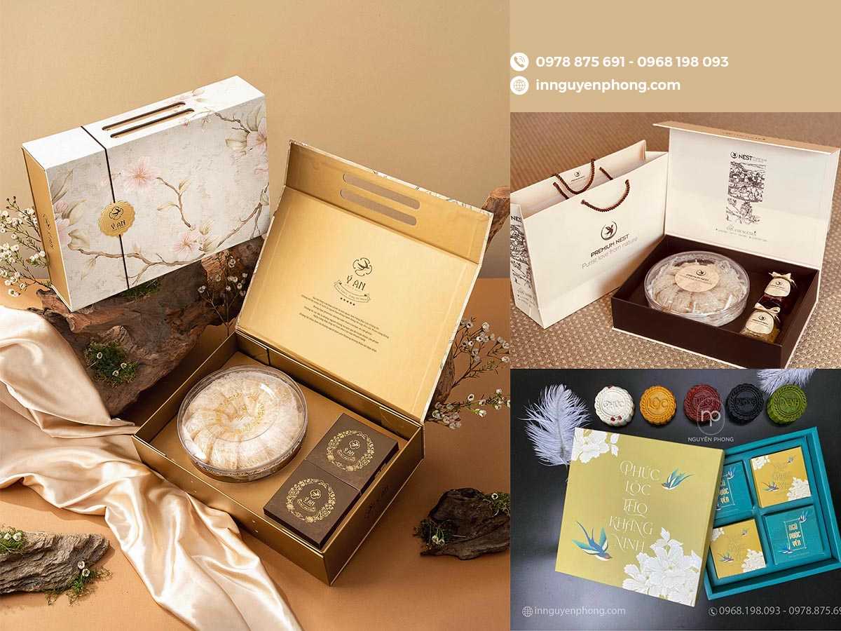 Các kích thước và hình dáng hộp giấy